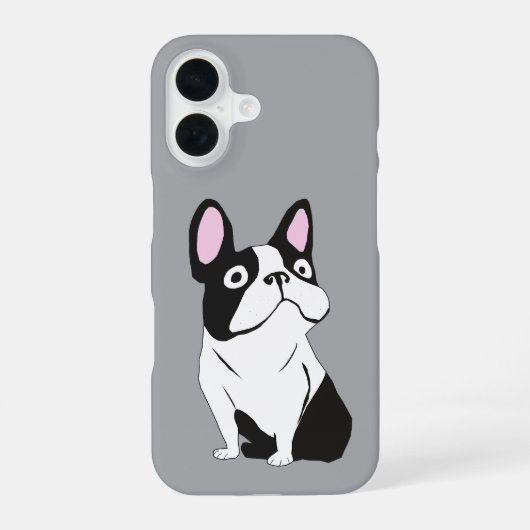 かわいい子犬 iPhone 16ケース (裏面)