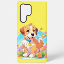 かわいい子犬 SAMSUNG GALAXY S22 ULTRAケース