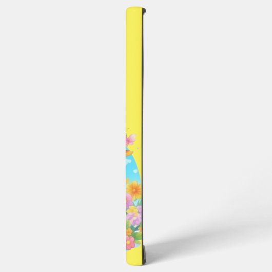 かわいい子犬 SAMSUNG GALAXYケース (左側面)