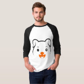 かわいい子犬 Tシャツ (正面フル)