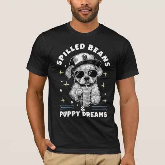 かわいい子犬 Tシャツ (正面)