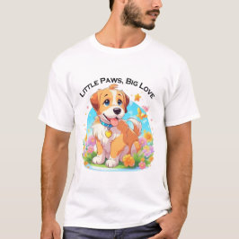 かわいい子犬 Tシャツ