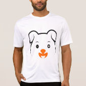 かわいい子犬 Tシャツ (正面)