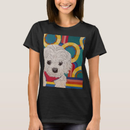 かわいい子犬 Tシャツ