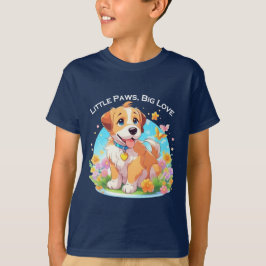かわいい子犬 Tシャツ
