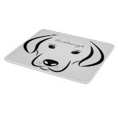 かわいい子犬FaceThunder_Cove カッティングボード (角)