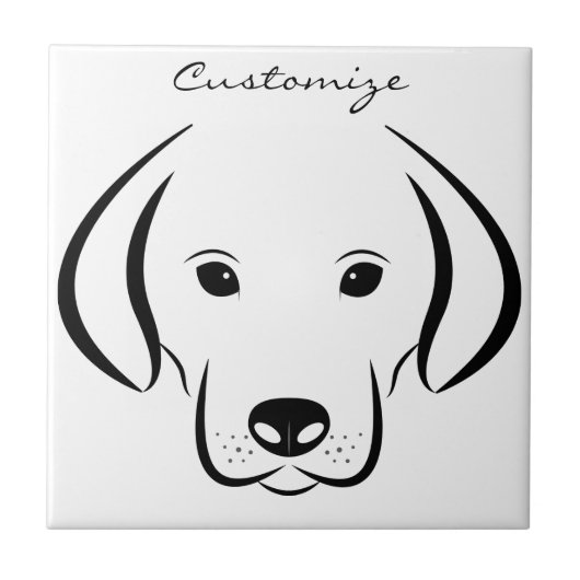 かわいい子犬FaceThunder_Cove タイル (正面)