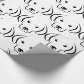 かわいい子犬FaceThunder_Cove ラッピングペーパー (角)