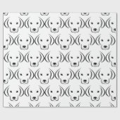 かわいい子犬FaceThunder_Cove ラッピングペーパー (フラット)