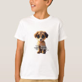 かわいい子犬Tシャツ Tシャツ (正面)