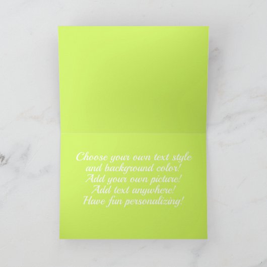 かわいい子猫かわいいカスタマイズ可能なカード カード (内部)