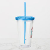 かわいい子猫かわいいチビ（小さくかわいく書いた感じ） アクリルタンブラー (右)