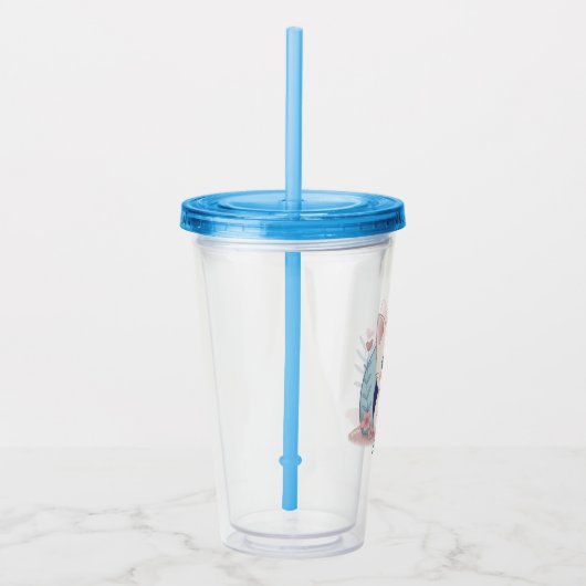 かわいい子猫かわいいチビ（小さくかわいく書いた感じ） アクリルタンブラー (右)