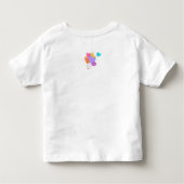 かわいい子猫が世界を旅する トドラーTシャツ (裏面)