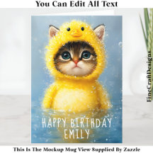 かわいい子猫が黄色いアヒルに変身！ DL4Rの名前