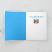 かわいい子猫たち2匹が元気になる カード (内部)