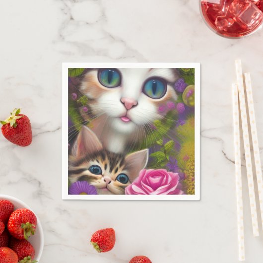 かわいい子猫たち8 スタンダードカクテルナプキン (インサイチュ)