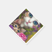 かわいい子猫たち8 スタンダードカクテルナプキン (角)