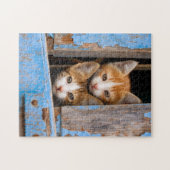 かわいい子猫たち|ヴィンテージウィンドウゲーム ジグソーパズル (横)