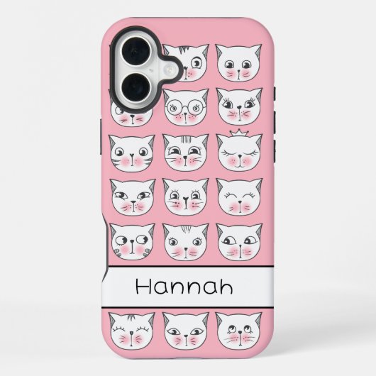 かわいい子猫たち iPhoneケース (裏面)