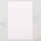 かわいい子猫とハート 便箋 (裏面)