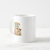 かわいい子猫と子犬のマグカップデザイン コーヒーマグカップ (正面左)
