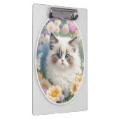 かわいい子猫と花 クリップボード (右)