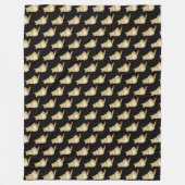 かわいい子猫ねんがねん フリースブランケット (正面)