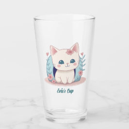 かわいい子猫のちびキャラ タンブラーグラス