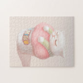 かわいい子猫のカップケーキ ジグソーパズル (横)