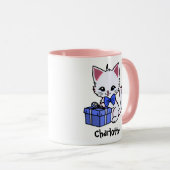 かわいい子猫のギフトイラスト マグカップ (正面右)
