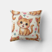 かわいい子猫のクッション クッション (裏面)