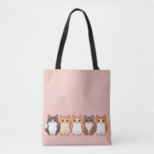 かわいい子猫のクルー ギャルピー ピーチピンクの猫ママ