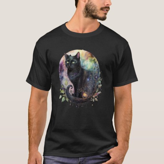 かわいい子猫のグラフィックTシャツ 猫好きな人へ Tシャツ (正面)
