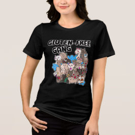 かわいい子猫のグルテンフリーギャング トライブレンドＴシャツ