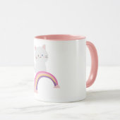 かわいい子猫のコーヒーマグ マグカップ (正面右)