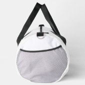 かわいい子猫のスケッチ名前 ダッフルバッグ (右)