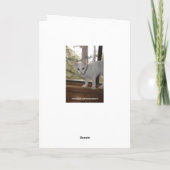 かわいい子猫のノートカード カード (裏面)