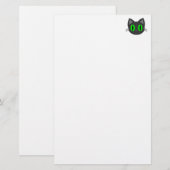 かわいい子猫のハロウィン 便箋 (正面/裏面)