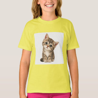 かわいい子猫のピックルボールパドル | 愛らしい猫のスポーツ Tシャツ