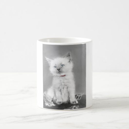 かわいい子猫のマグカップ コーヒーマグカップ (中央)