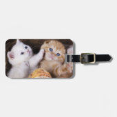 かわいい子猫のラゲッジタグ ラゲッジタグ (正面横)