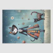 かわいい子猫の仲間 – デコページ –  薄葉紙 (正面)