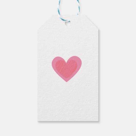 かわいい子猫の女の子の誕生日のお願い ギフトタグ (裏面)