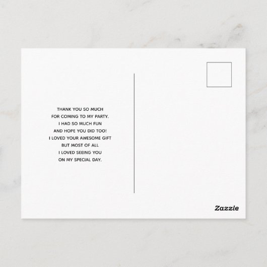 かわいい子猫の宇宙飛行士パターンありがとう ポストカード (裏面)