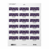 かわいい子猫の宇宙飛行士パターン ラベル (フルシート)