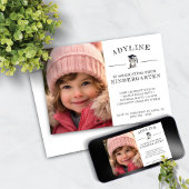 かわいい子猫の幼稚園 招待状