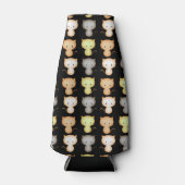 かわいい子猫の柄 ボトルクーラー (正面)