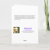 かわいい子猫の猫は私のバお気に入りのンタイン カード (裏面)