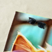 かわいい子猫の糸 ビーチタオル (インサイチュ)